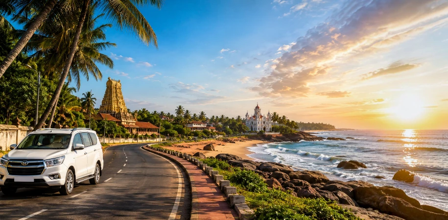 Mangaluru sightseeing cab from Udupi